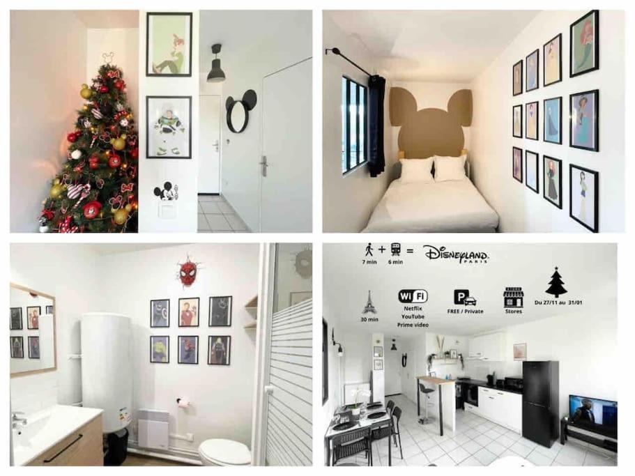 Mickey'S House - Apartments 4 Persons - 10 Min Disneyland Paris Bussy-Saint-Georges Eksteriør billede
